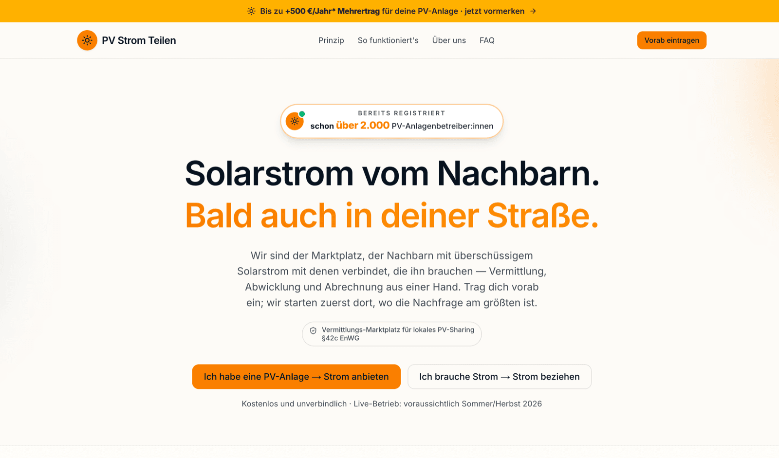 PV Strom Teilen Screenshot 1
