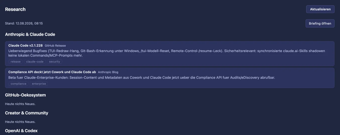 AI daily update screenshot 0